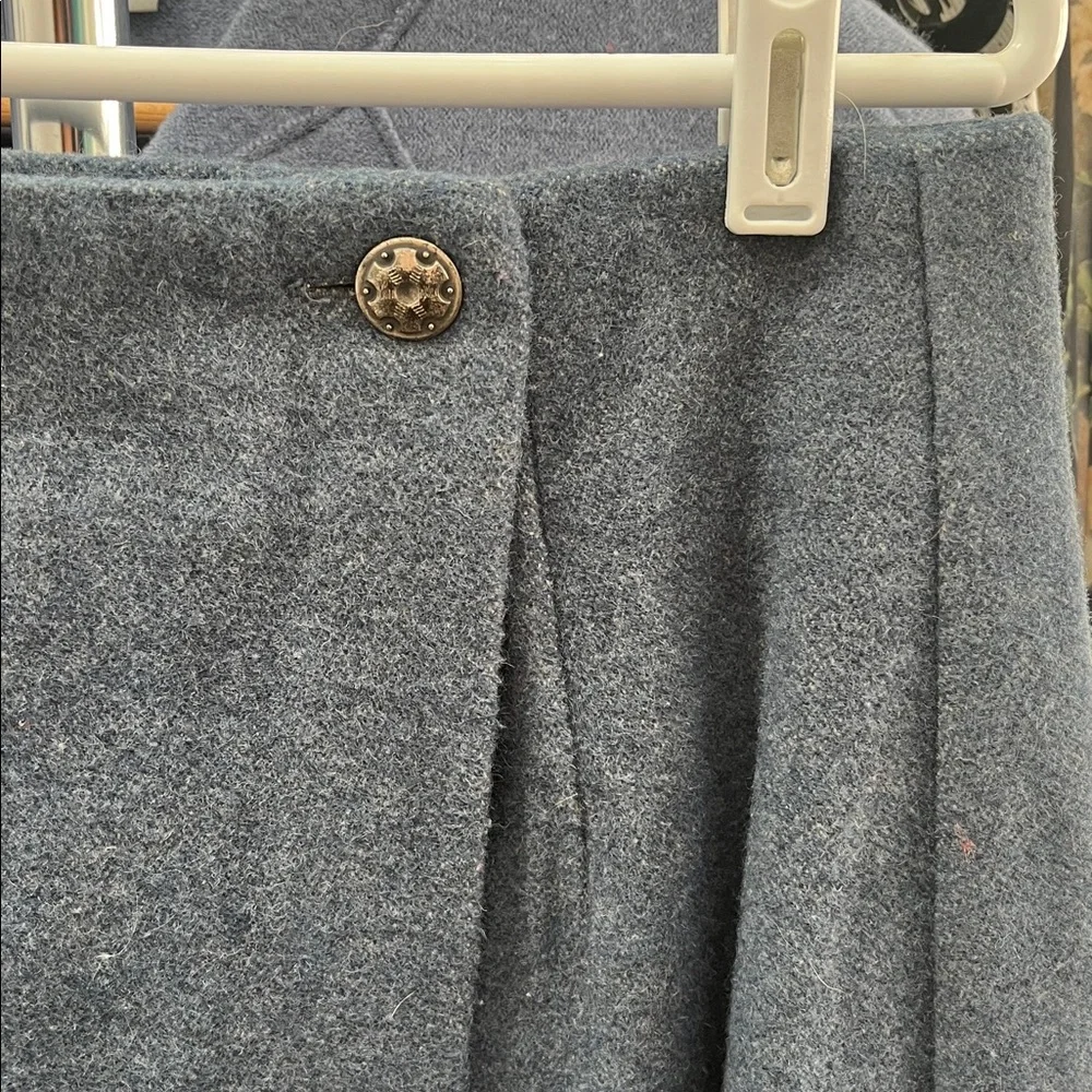 Vintage Express Wool Blend Blanket Wrap Skirt - Picture 3 of 7